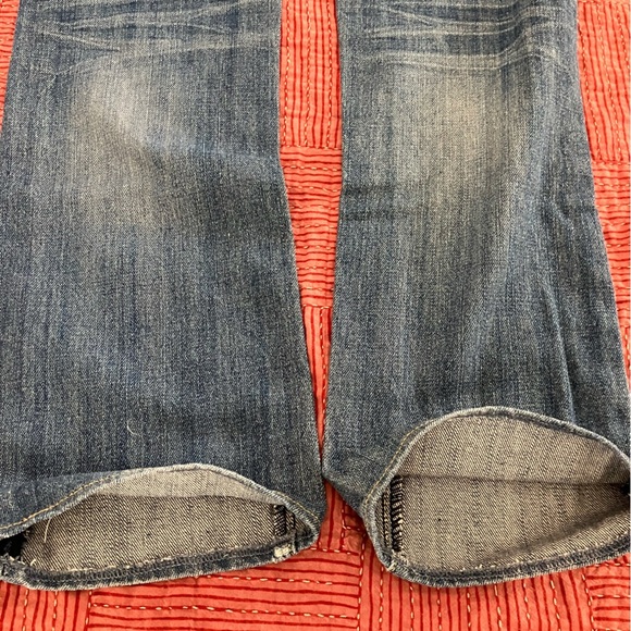 Seven7 Blue Denim Jeans waist 31” hem 31.25” W31L31 blue fade distressed pants - Picture 13 of 16